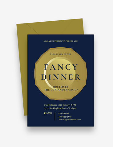 Fancy Dinner Invitation