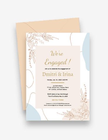 Engaging Engagement Party Invitation