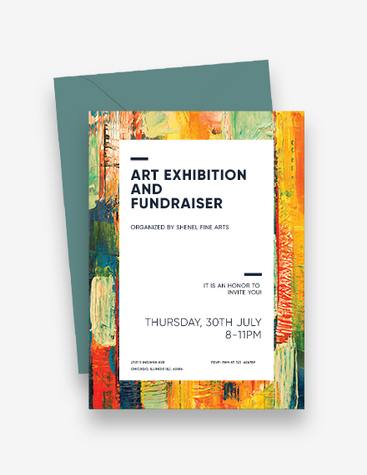 Fine Art Exhibition Invitation