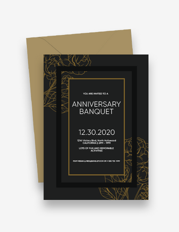 Anniversary Banquet Invitation