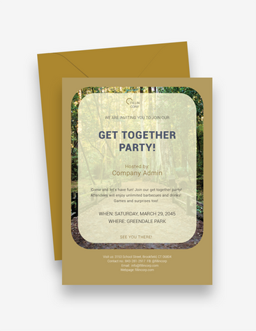 Cute Get-Together Party Invitation