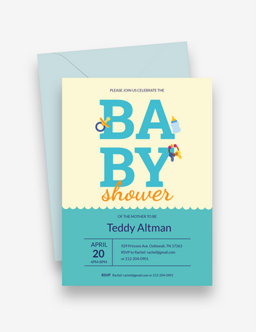 Cute Baby Shower Invite