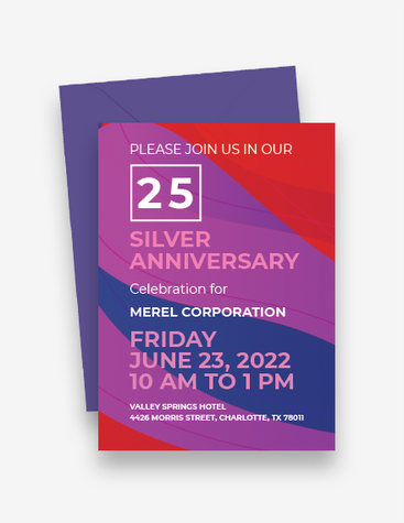 Business Anniversary Invitation