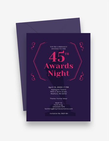 Awards Night Invitation