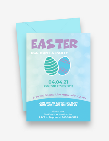 Cute Easter Party Invitation