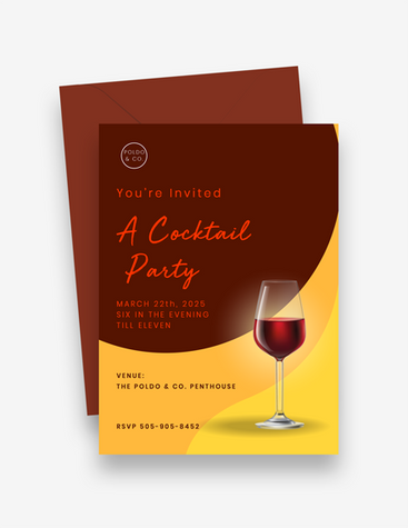 Nice Cocktail Party Invitation