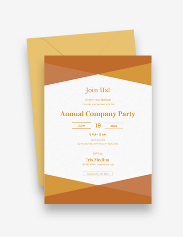 Modern Annual Event Invitation