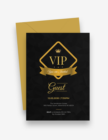 VIP Guest Party Invitation