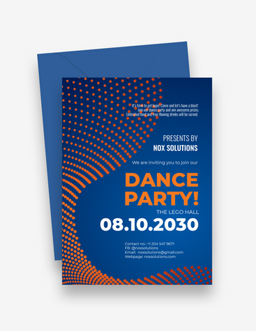 Sleek Corporate Party Invitation