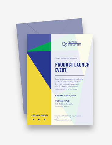 Bright Product Launch Invitation