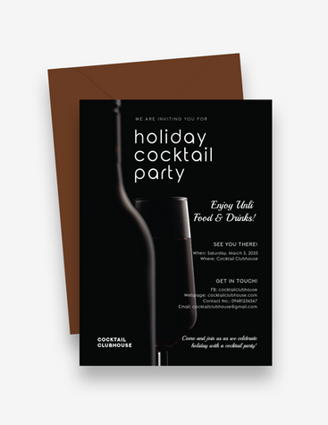 Cool Cocktail Party Invite