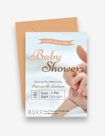 Heartfelt Baby Shower Invitation