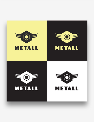 Metal Construction Company Logo
