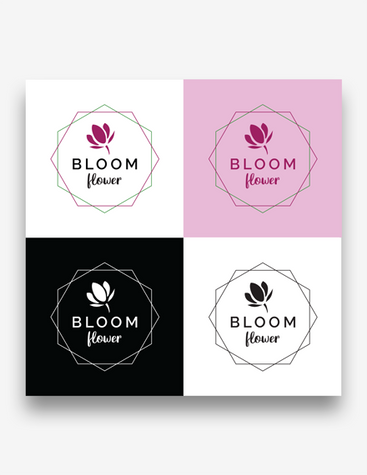 Beautiful Florist Company Logo