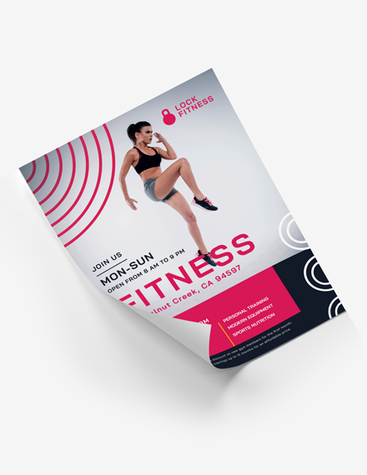 Simple Fitness Gym Poster