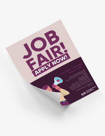 Dynamic Job Fair Poster