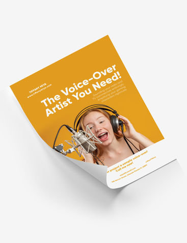 Voiceover Artist Ad Poster