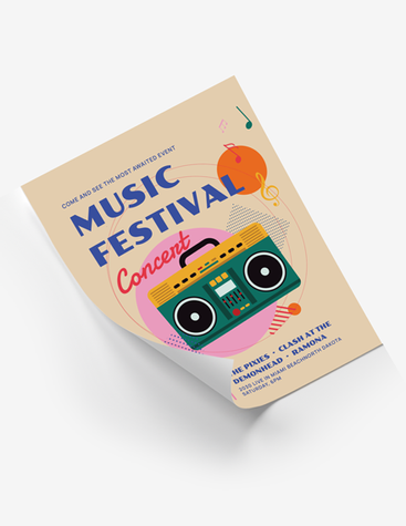 Creative Music Festival Poster