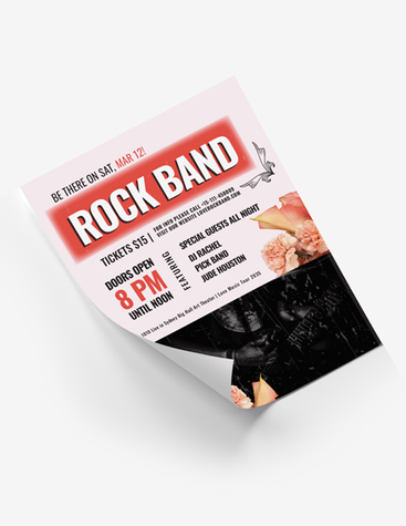 Rock Band Concert Poster