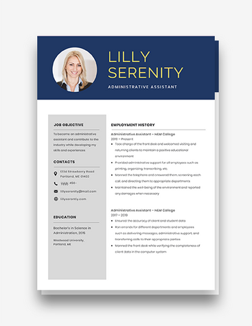 Professional Administrative Assistant Resume