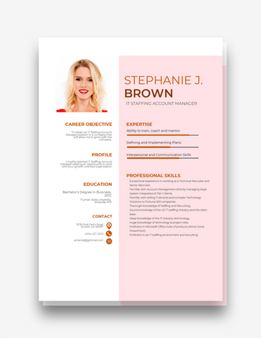 IT Staffing Manager Resume