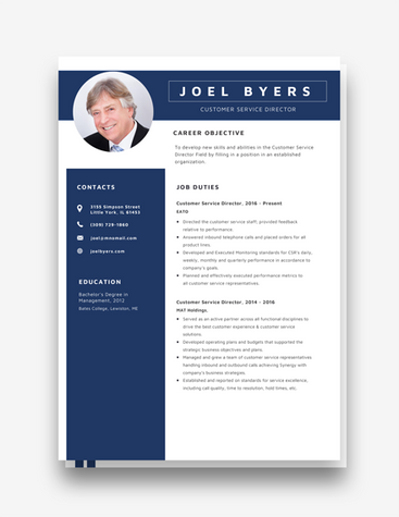 Customer Service Director CV