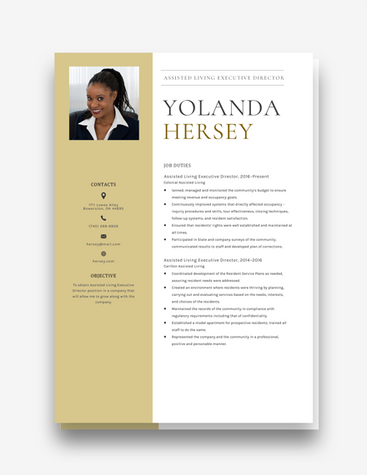 Assisted Living Director CV