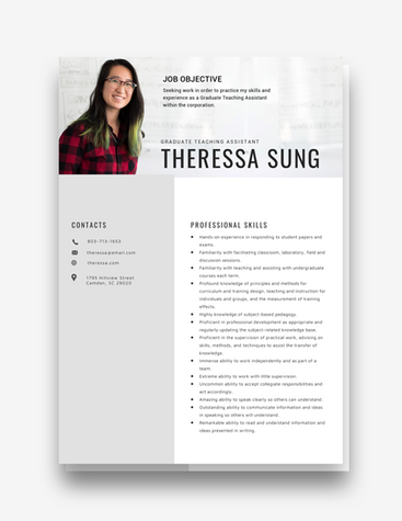Teaching Assistant Resume