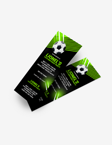 Soccer-Themed Party Ticket