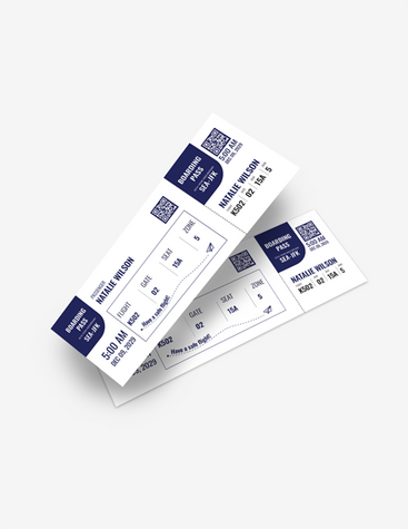 Modern Airline Company Ticket