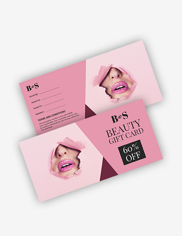 Pink Beauty Shop Gift Card
