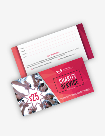 Pink Charity Gift Voucher