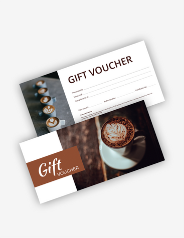 Simple Cafe Gift Voucher