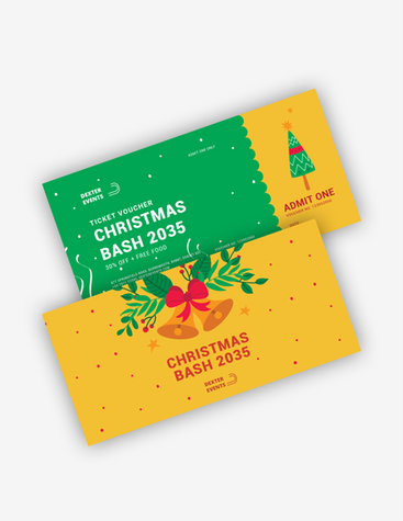 Christmas Party Ticket Voucher