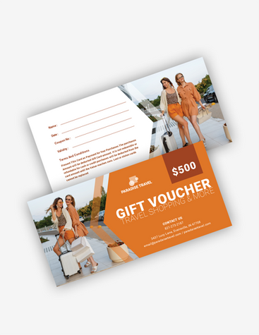 Orange Splash Travel Agency Gift Voucher
