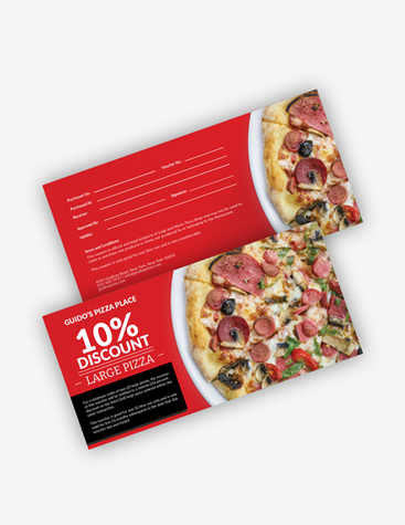 Red Pizza Discount Voucher