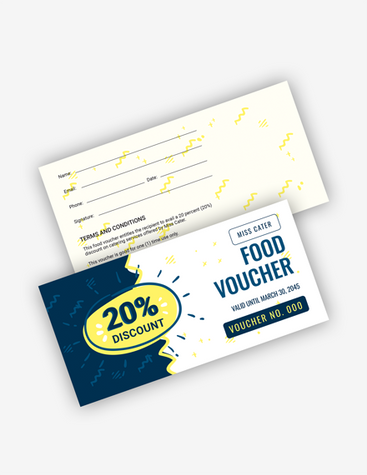 Catering Service Food Voucher