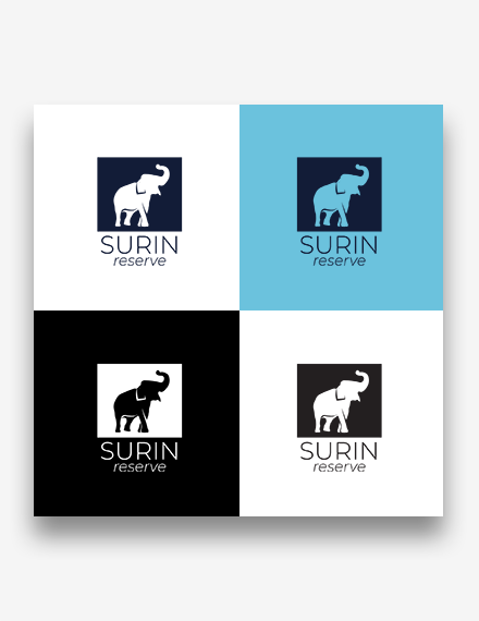 animal reserve logo template
